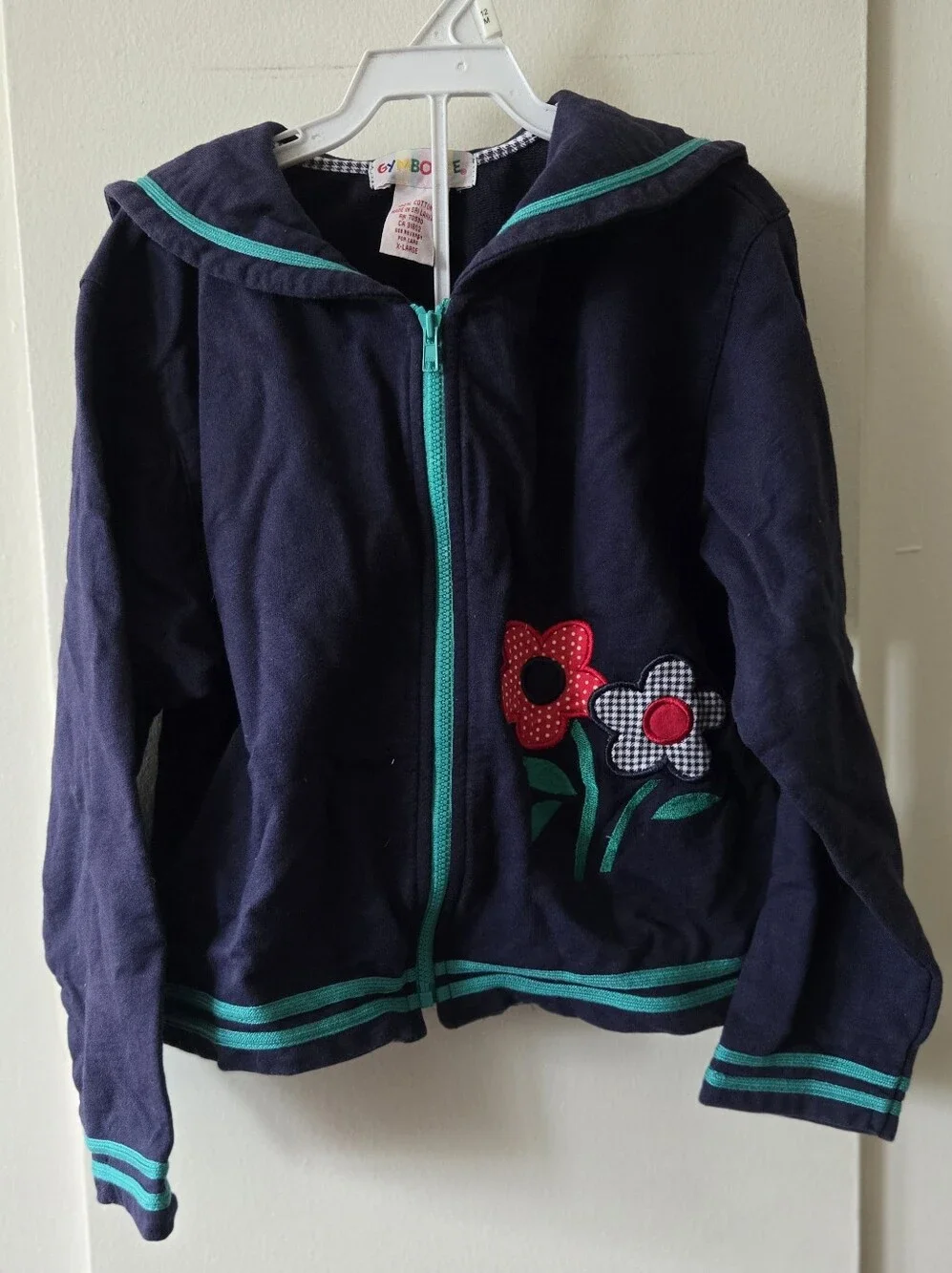 Gymboree Hi Ho Sailor Line girls' zip-up